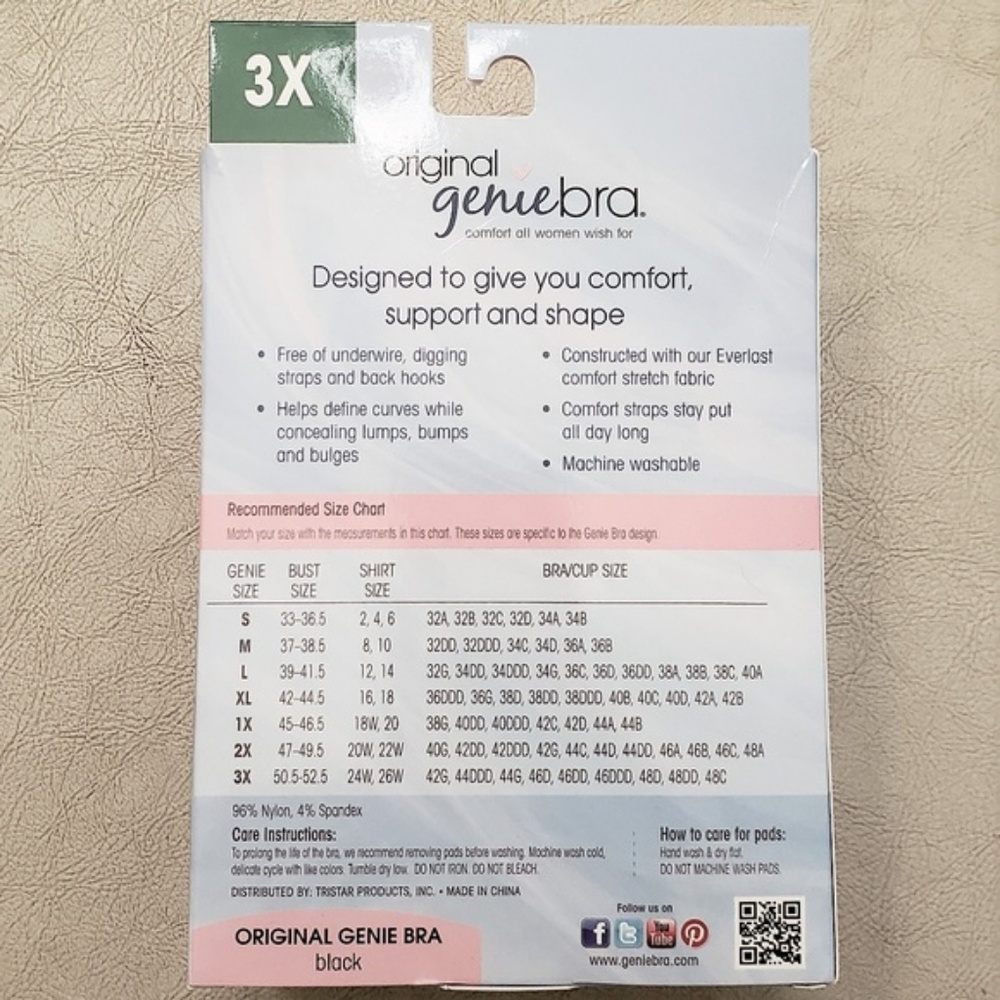 SALEBlack Genie Bra NEW - Picture 2 of 4